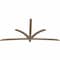 Ekena Millwork Davenport Smooth Timber Gable Bracket, Douglas Fir, 96"W x 48"H x 1 1/2"D x 3 1/2"F, 12/12 Pitch GBW096X48X0204DAV00SDF - alternate 4